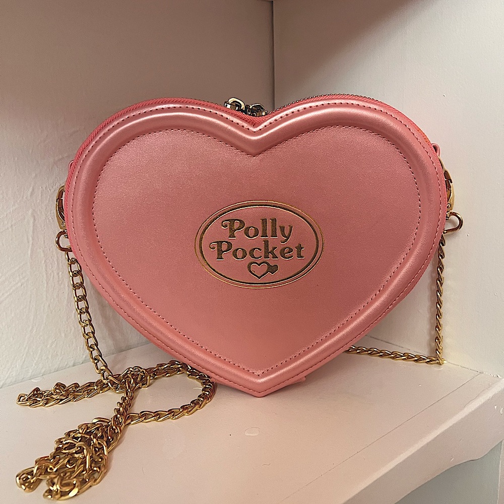RARE Polly Pocket heart purse NWOT
